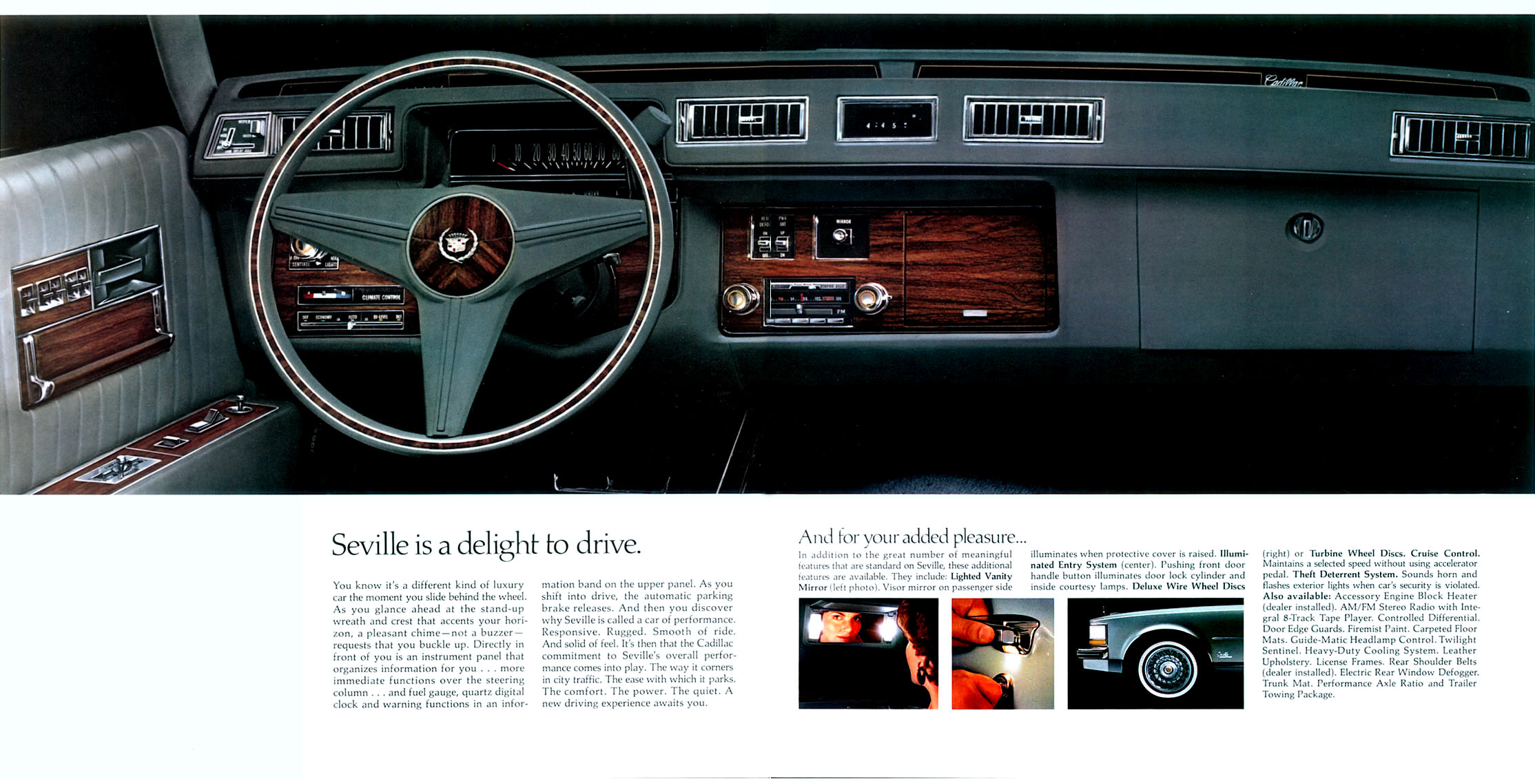1976 Cadillac Seville Brochure Page 12